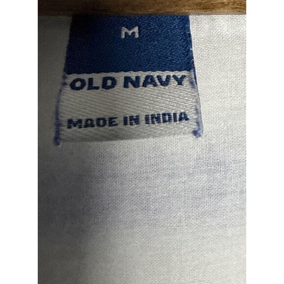 Old Navy Blue White Southwest Print Dress Women's Size Medium Knee Length - Picture 9 of 14